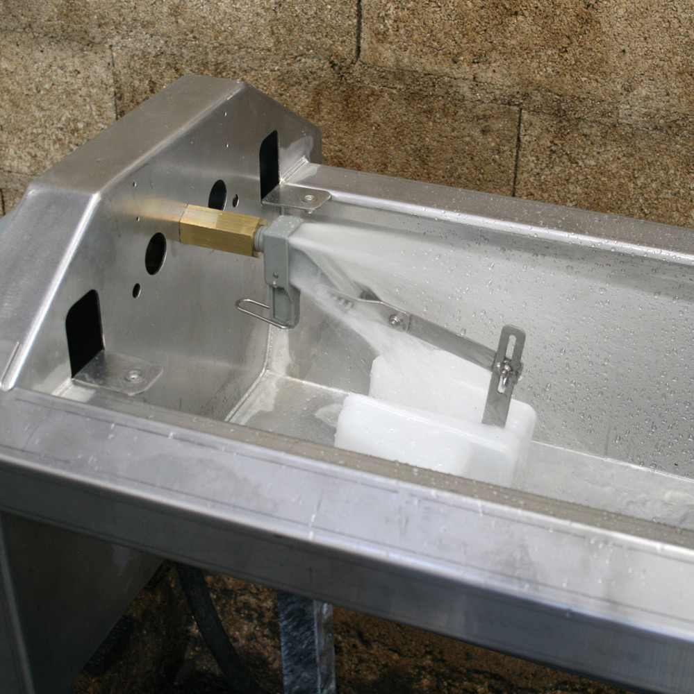 GV460 Stainless Steel Rapid-Drain Trough for Dairy Cows