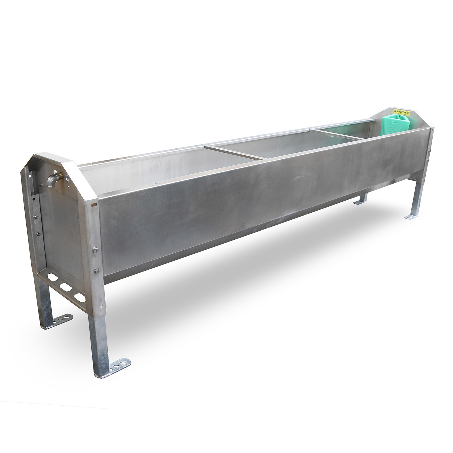 DAIRYNOX 600 LARGE STAINLESS-STEEL Trough for pre-cooler