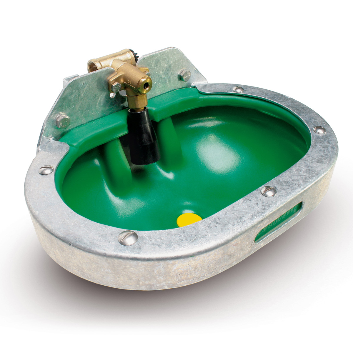 F40 Non-spill HDPE drinker with full metal protection