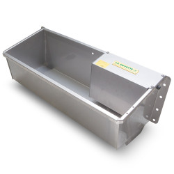 F130 INOX Stainless steel drinking bowl with T fitting