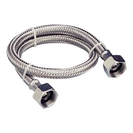 S.S. BRAIDED HOSE 1/2 FF - 300 mm