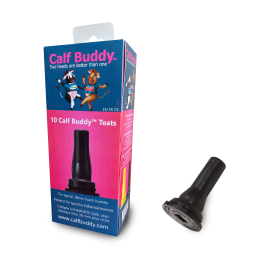 Box of 10 black teats CALF-BUDDY™