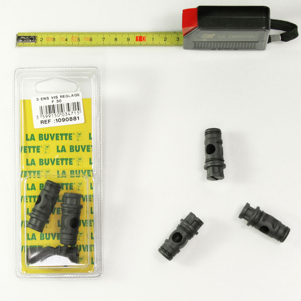 FLOW ADJUSTMENT SCREW F 30 (x3) BLISTER PACK