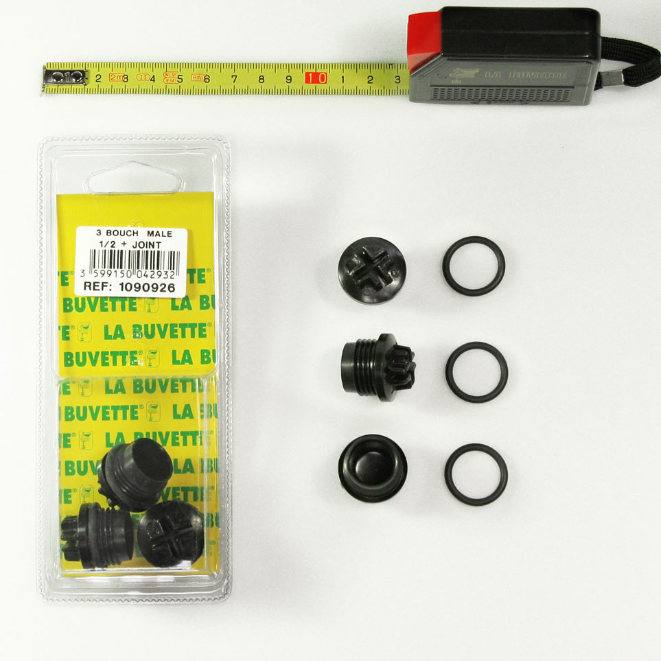 3 PLUG/WASHER 1/2 FOR F11 BLISTER PACK