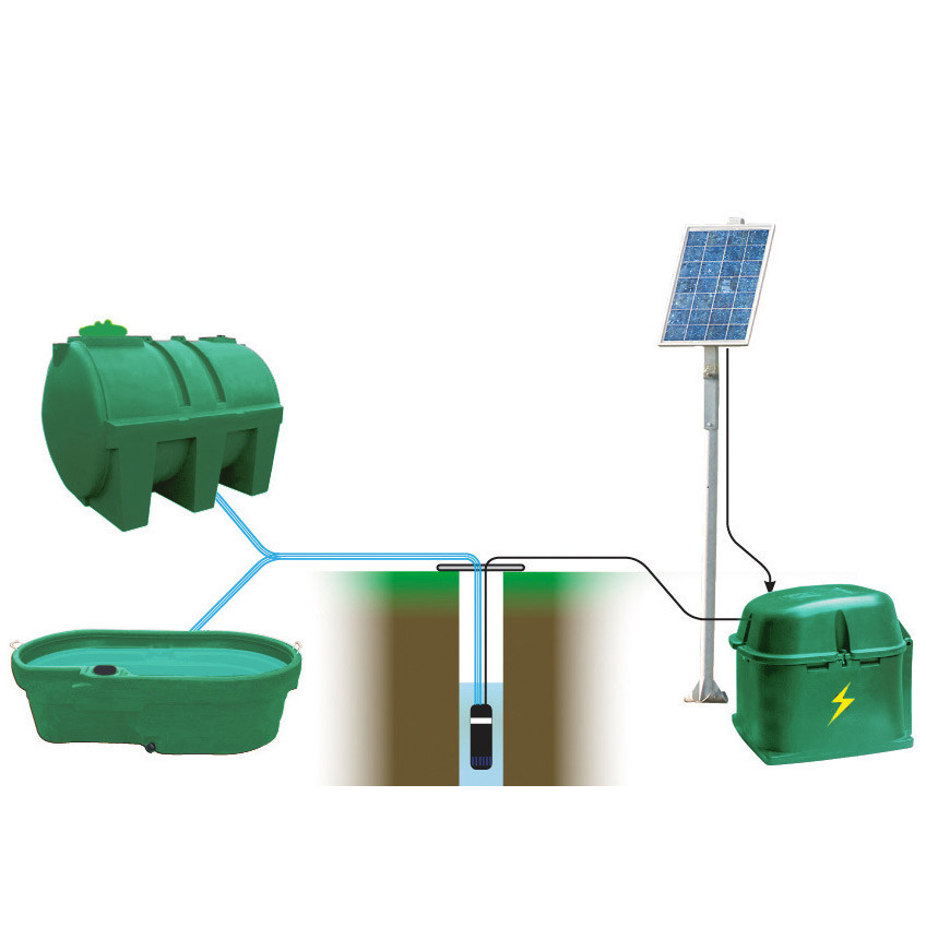 Solar pump station SOLAR-FLOW stockage12 V