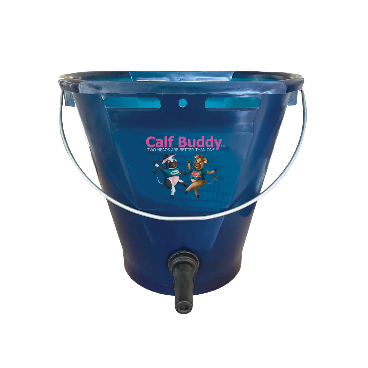 9 liters pail CALF-BUDDY™ #1 with teat and connector